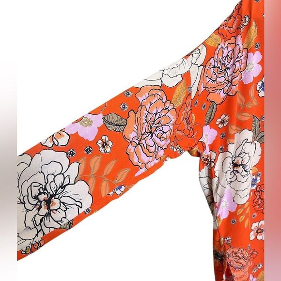 Forsoul The Label Rayon Button Down Blouse, XS - Picture 4 of 5